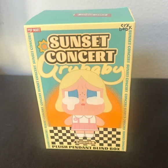 Authentic Crybaby Sunset Concert Plush Pendant Blind Box - New in box - Picture 1 of 2